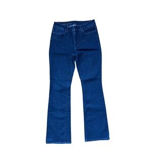 Talbots Heritage Bootcut Jeans Womens 6/28 Dark Wash High Rise Blue Denim TR2479
